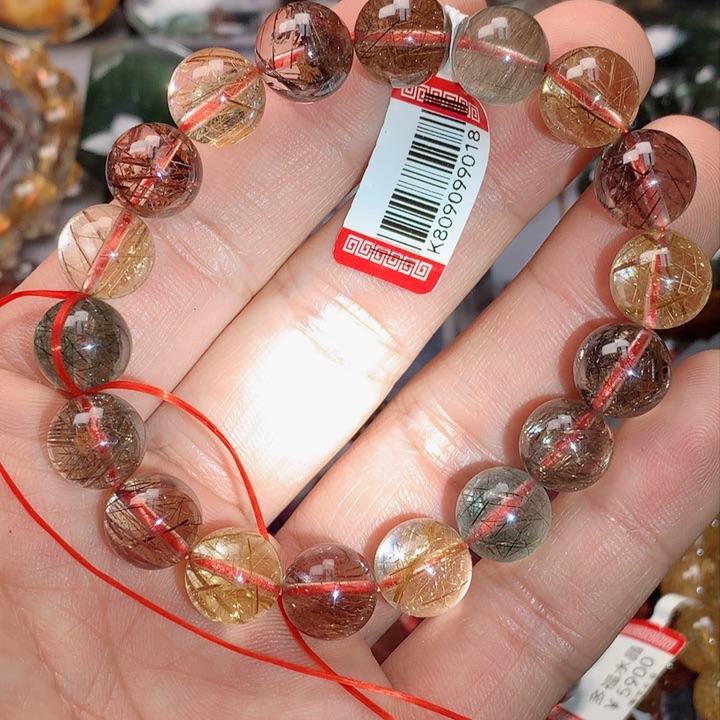 水晶手串未镶嵌天然