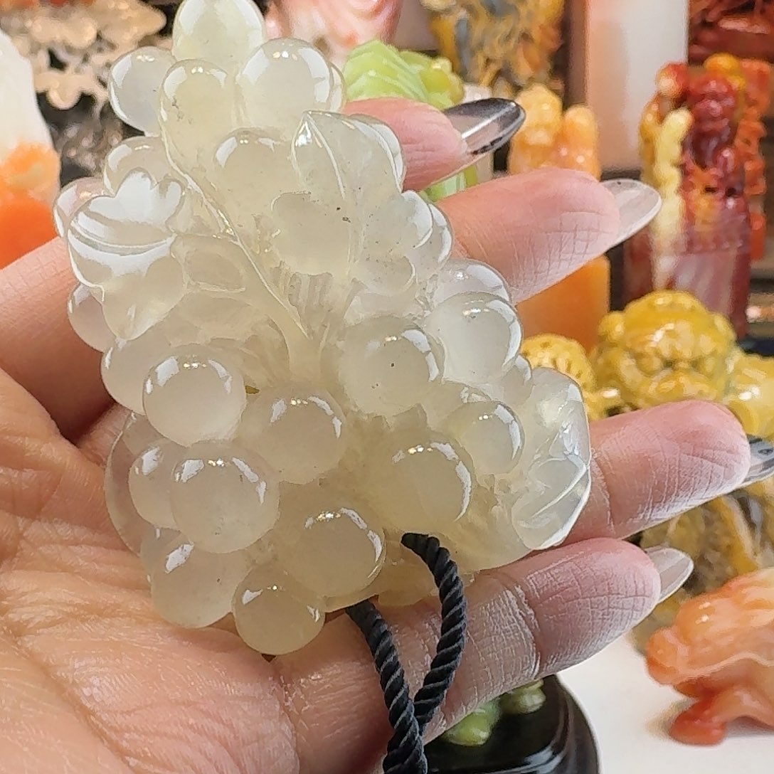 寿山石精品手把件