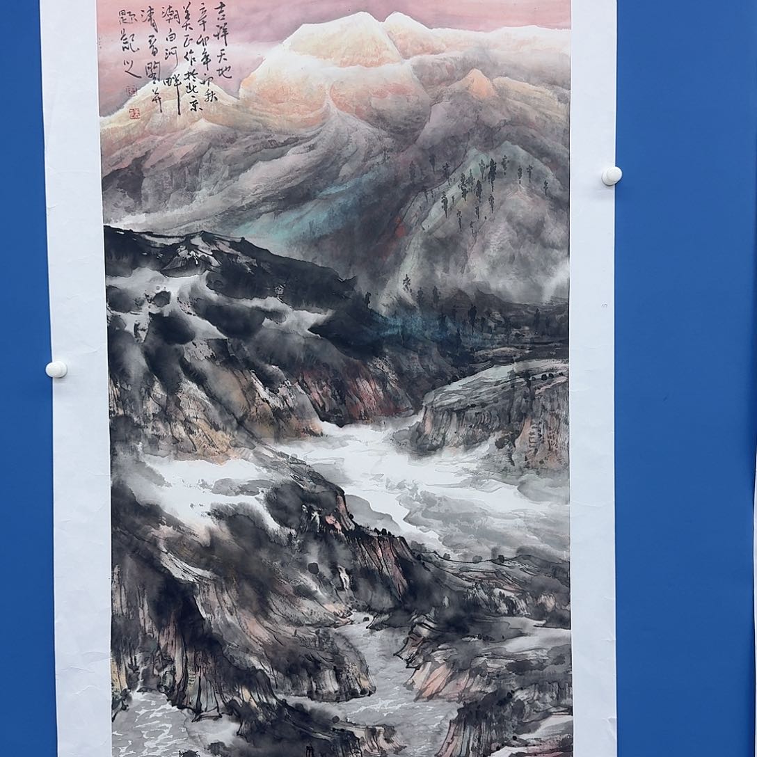 国画多次参加国内外大型