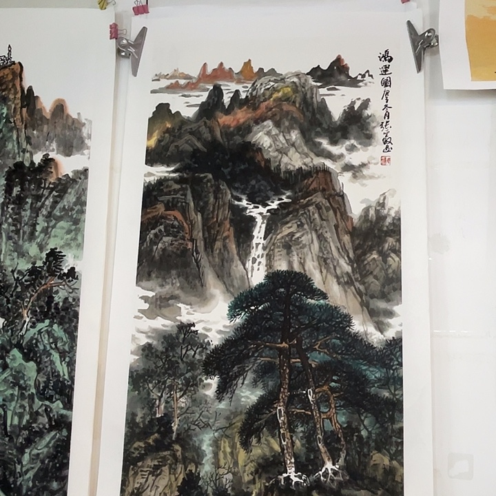 国画张圣敏先生纯手绘作品
