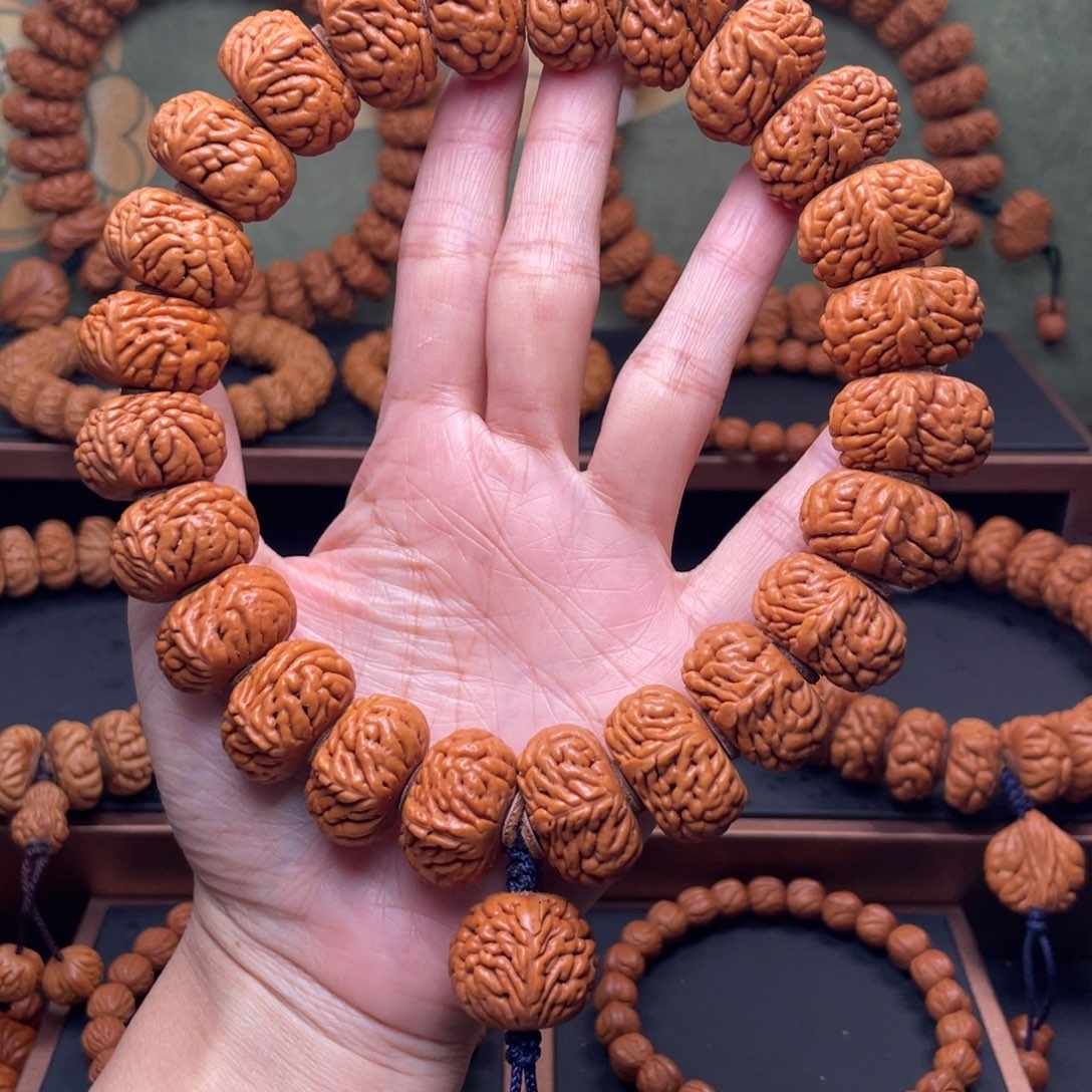 手串桃核23麒麟纹