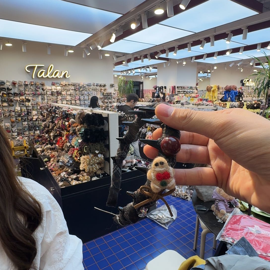 布艺非金属姜饼人发箍