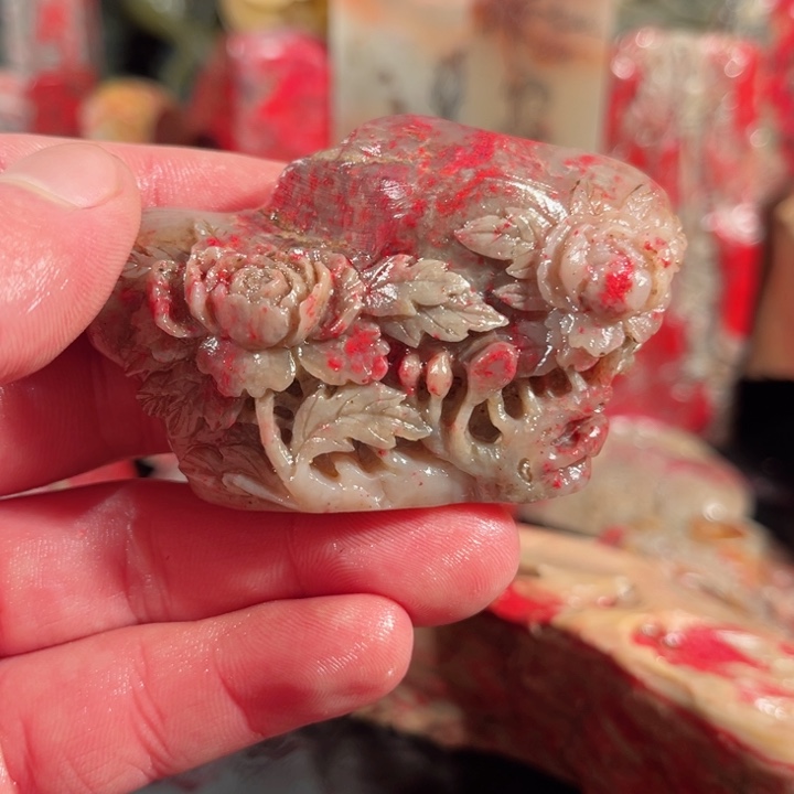 鸡血石昌化鸡血石