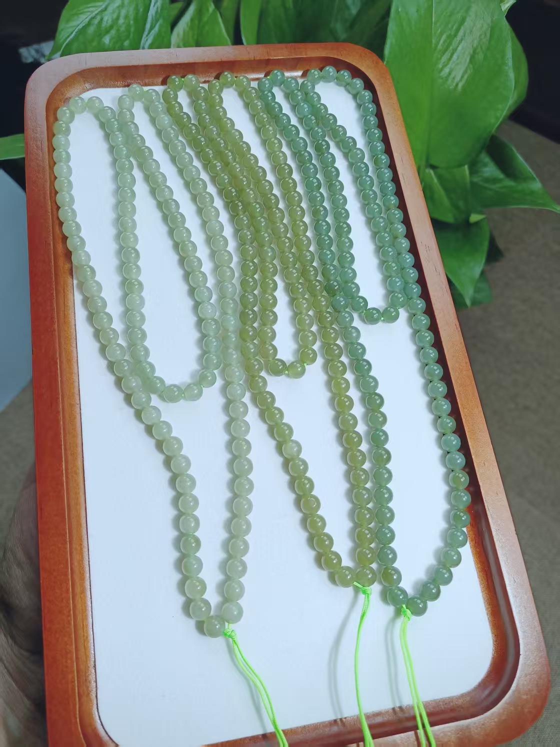 和田玉108颗项链毛衣链妈妈链时尚百搭卡6mm（多样性发其一）