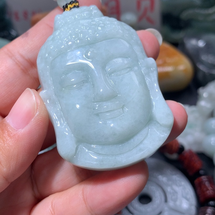 翡翠未镶嵌颈饰保真天然A货翡翠