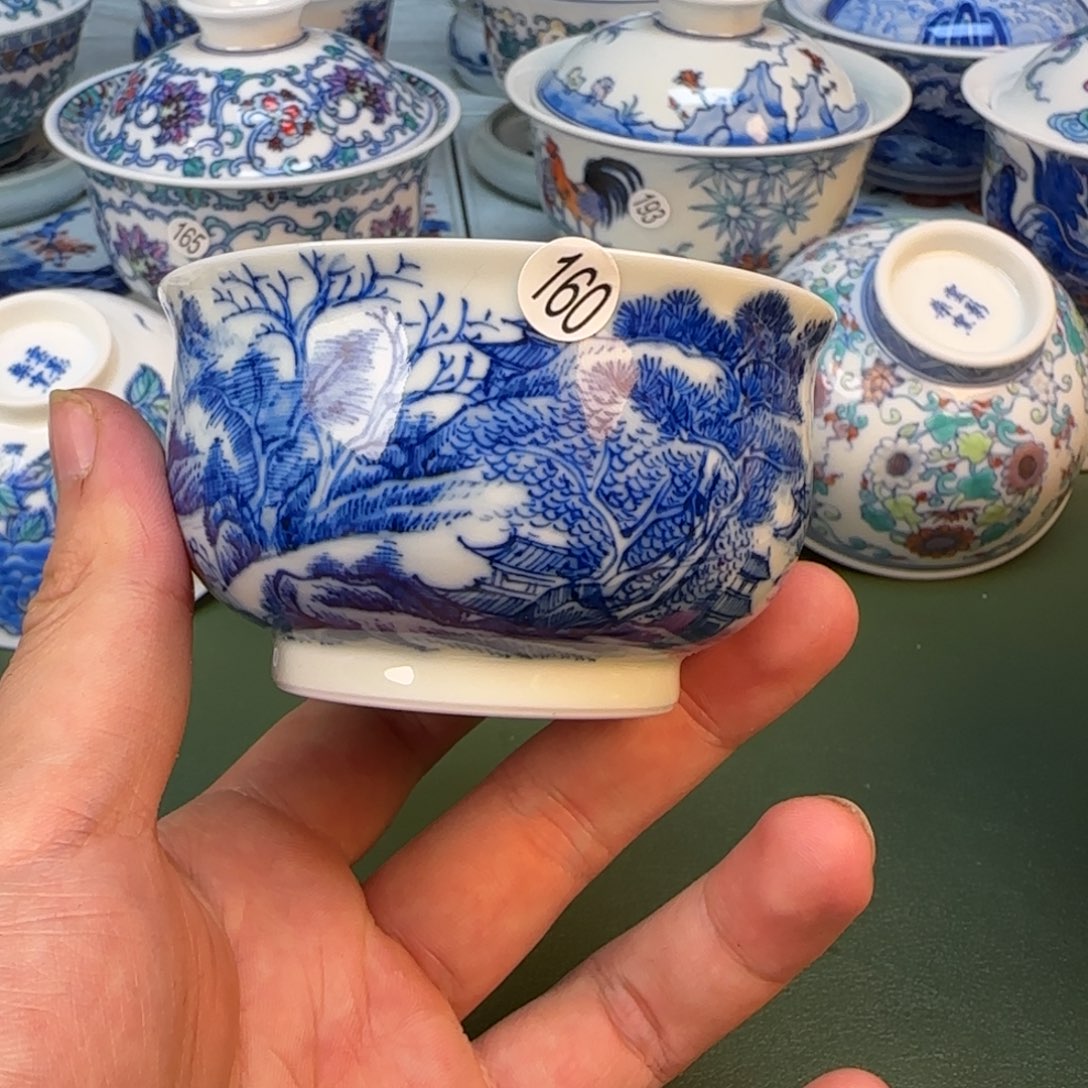 景德镇手工手绘茶具160