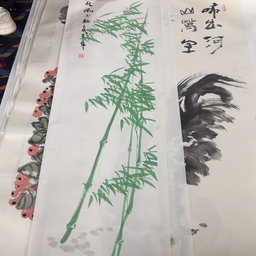 国画花鸟作品婉…..