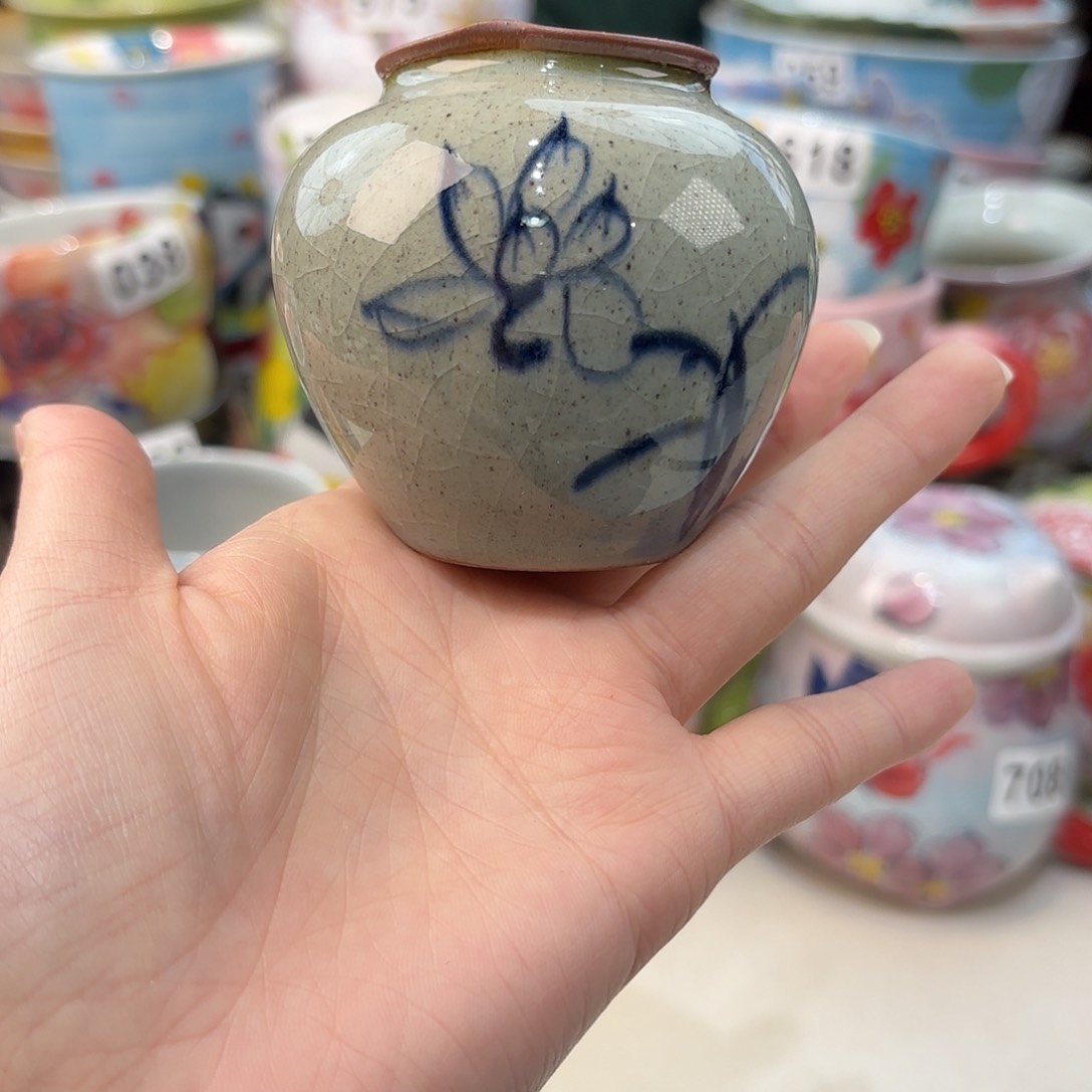 瓷片兔兔好可爱呀打个