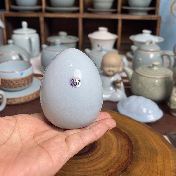汝州原矿原釉357龙蛋大号