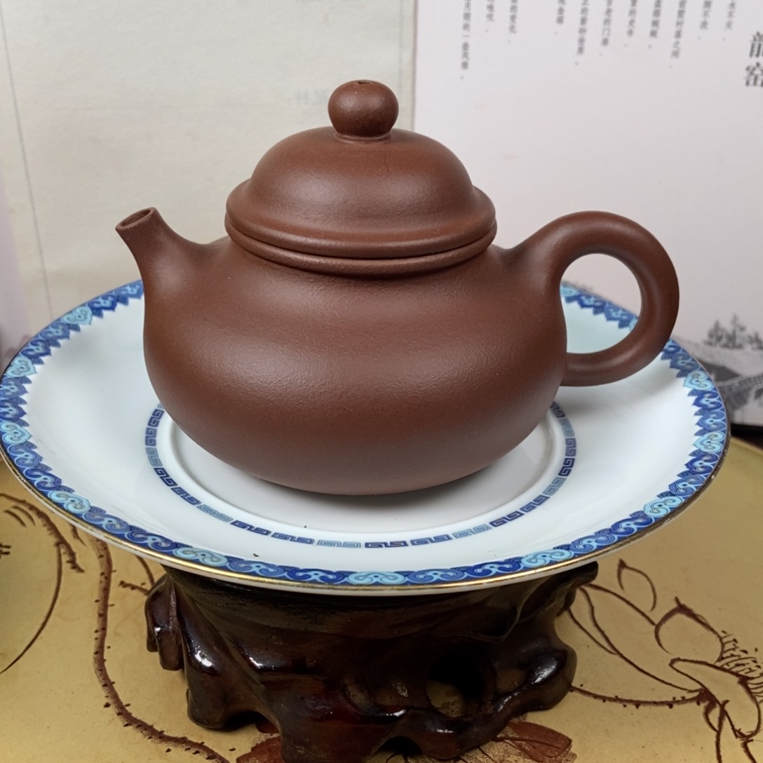 紫砂茶壶220 五号井底槽清