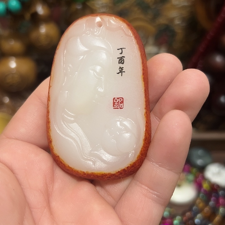 滴血莲花菩提吊坠