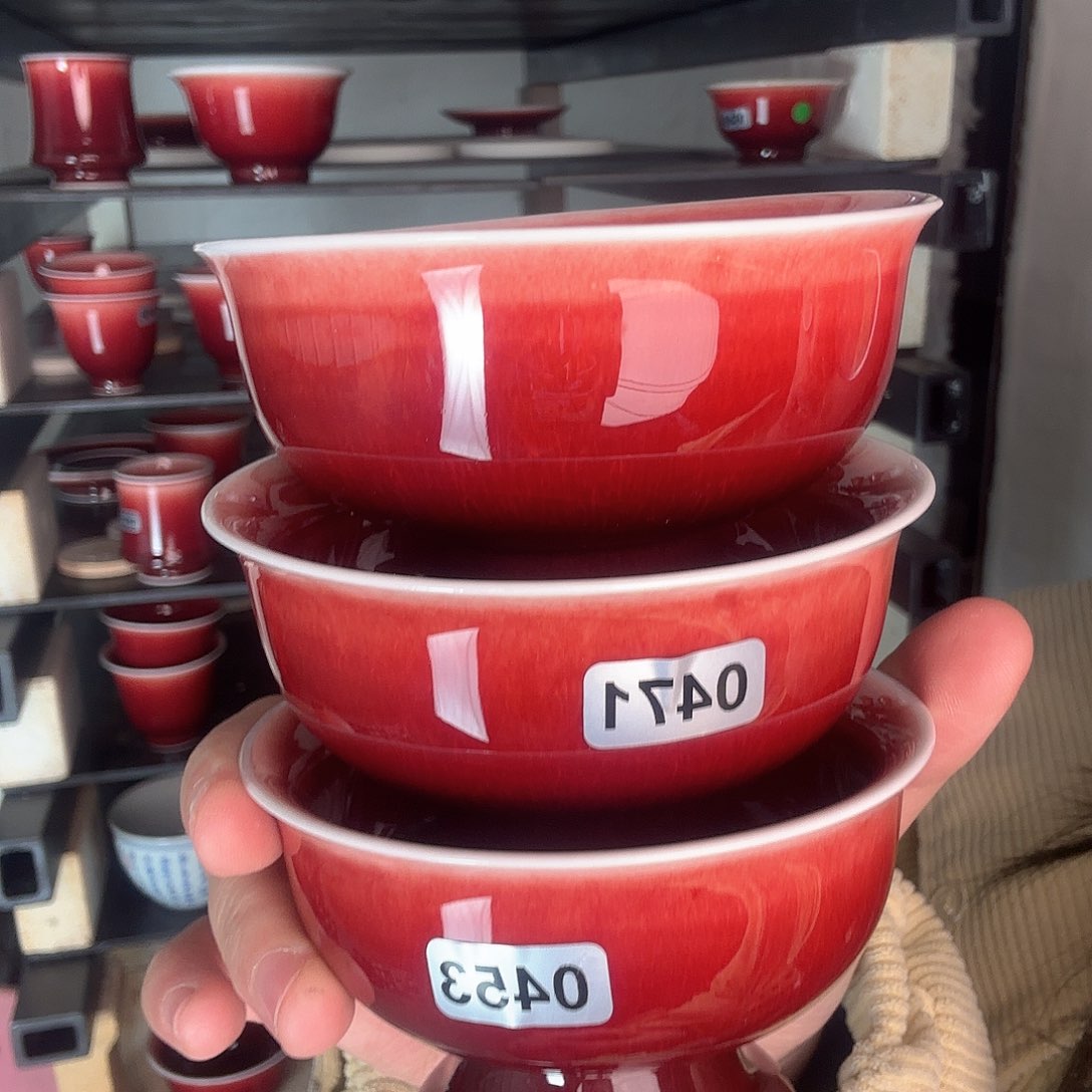 碗景德镇郎红陶瓷