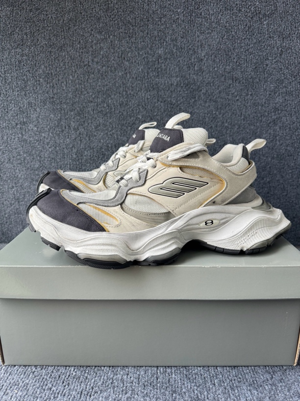 95新 Balenciaga/巴黎世家 43码 Cargo 灰白 老爹鞋 原盒