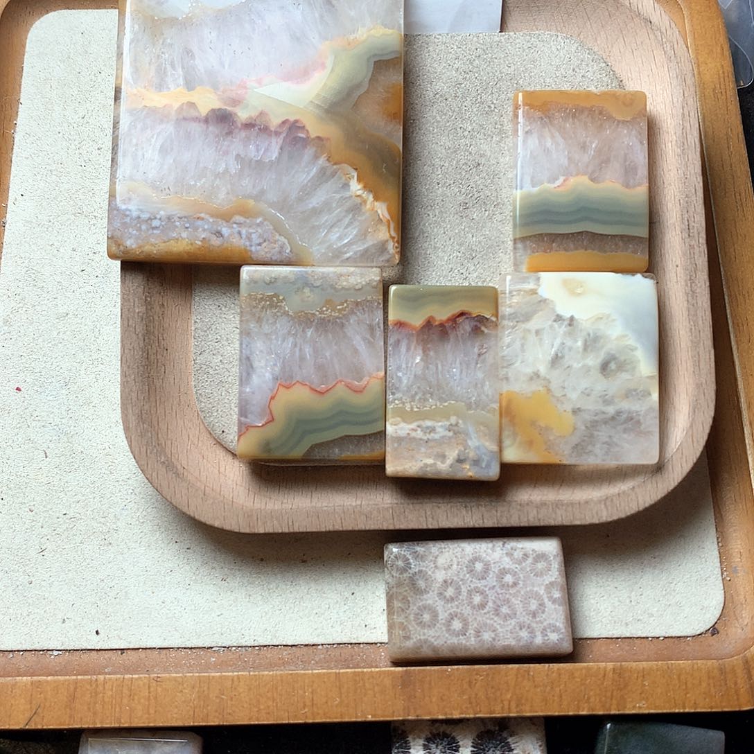 石英质玉颈饰未镶嵌原**茶