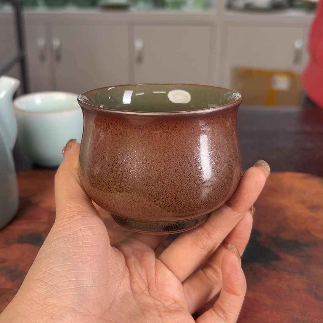 龙泉云间青瓷小米茶器