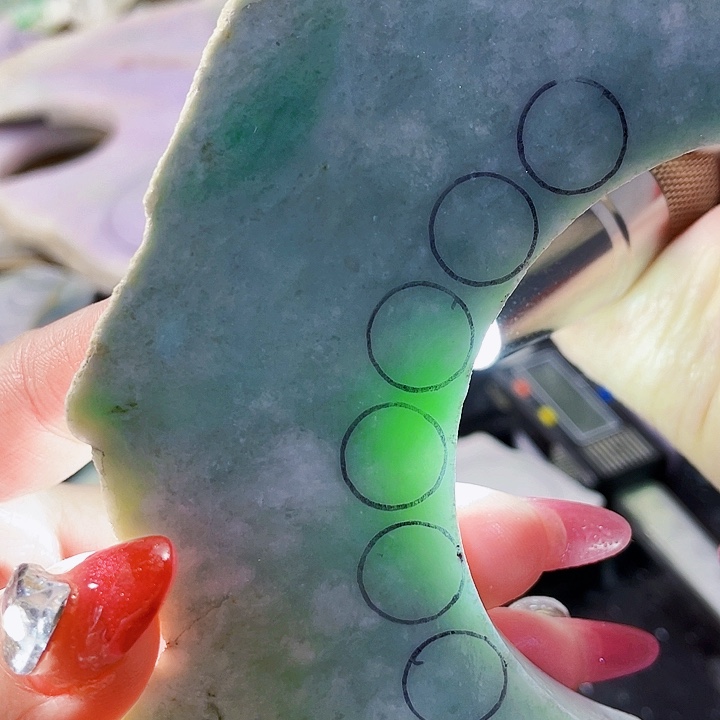 翡翠配石纯天然天然