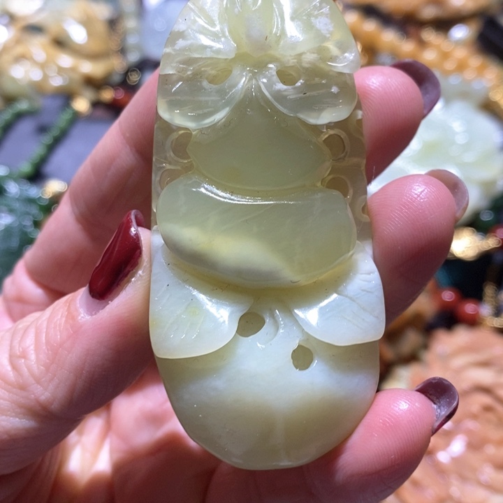 岫玉毛衣链未镶嵌