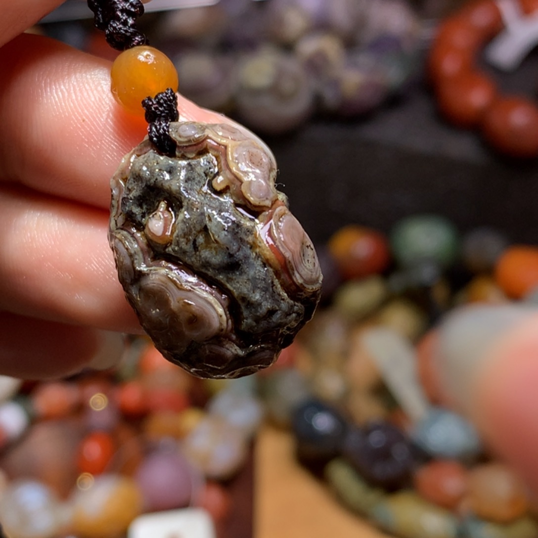 未镶嵌玛瑙/玉髓珠宝半成品