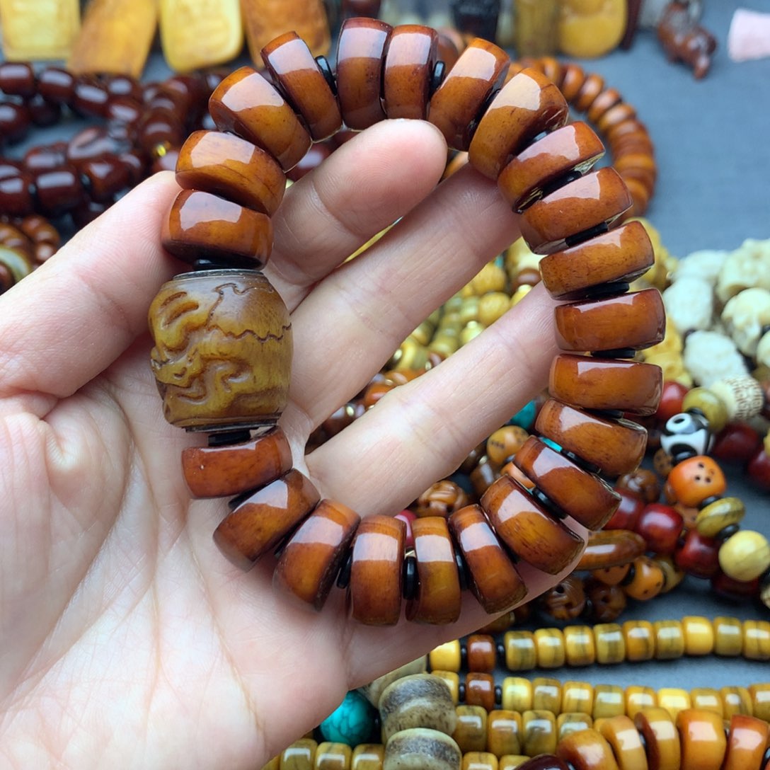 牛骨手串/手链牦牛骨手串