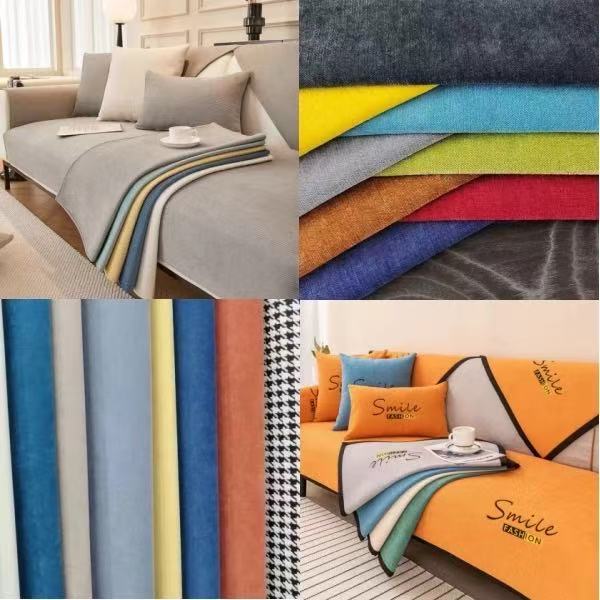 （福利）M69-M79-M89沙发垫雪尼尔四季通用防滑透气轻奢