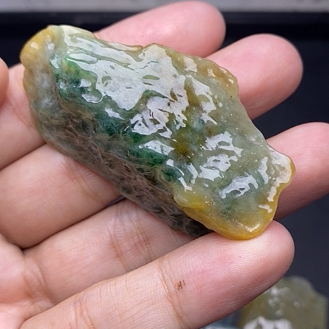 定制翡翠未镶嵌真*涂翡翠