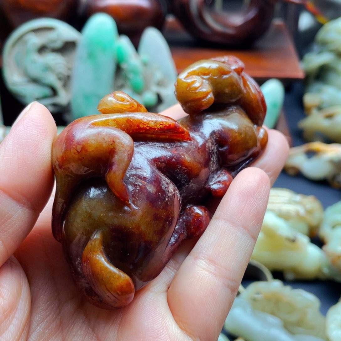 吊坠白玉菩提摆件