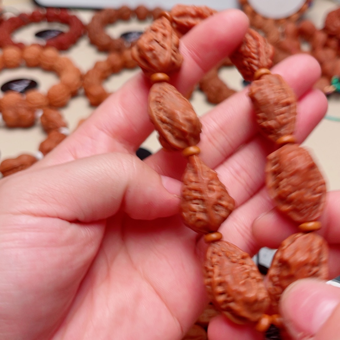 吊坠文玩核桃河**风麒麟角