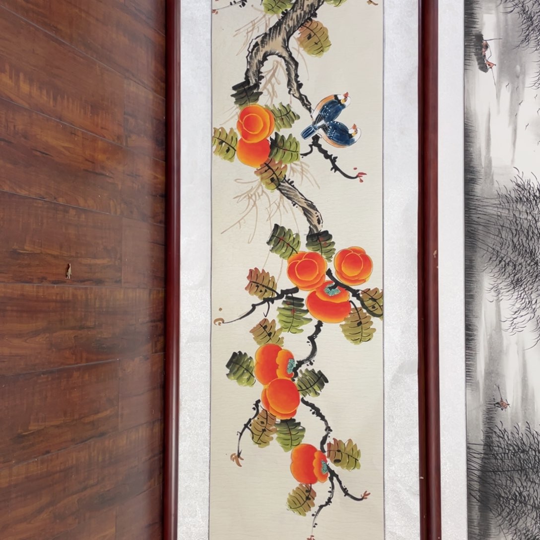 国画带框尺寸48*163厘米