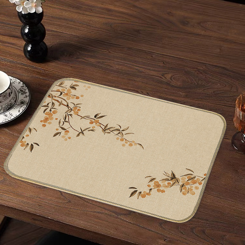 亚麻餐食垫居家必备好物专属推荐家用厨房家居沥水垫杯垫