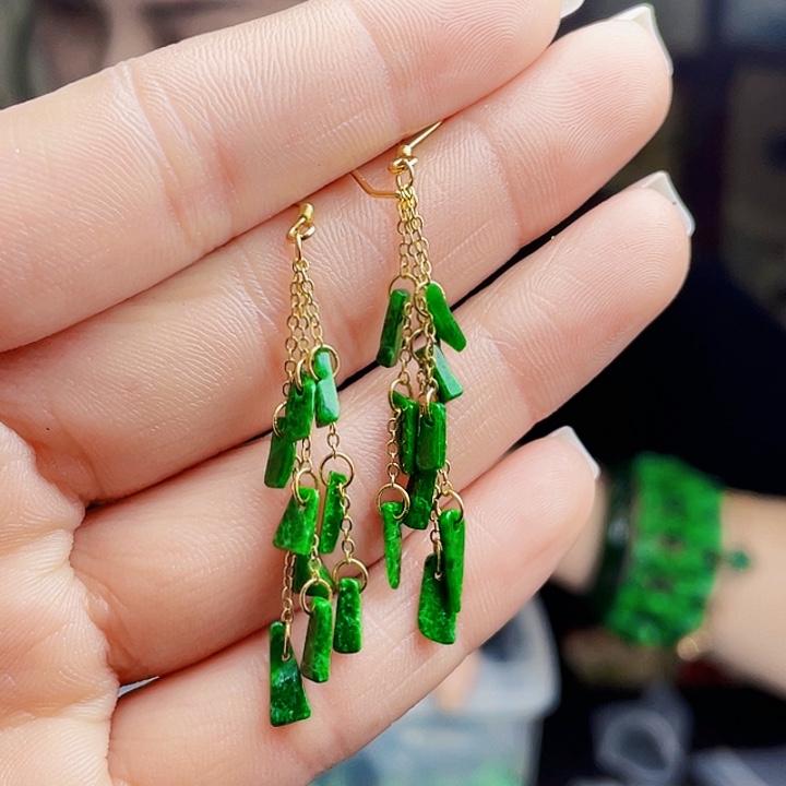 翡翠银S925镶嵌颈饰多样性