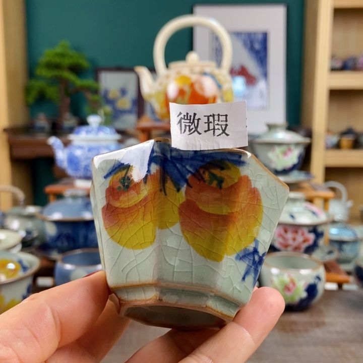 瓷片手工制作工艺精湛等特点