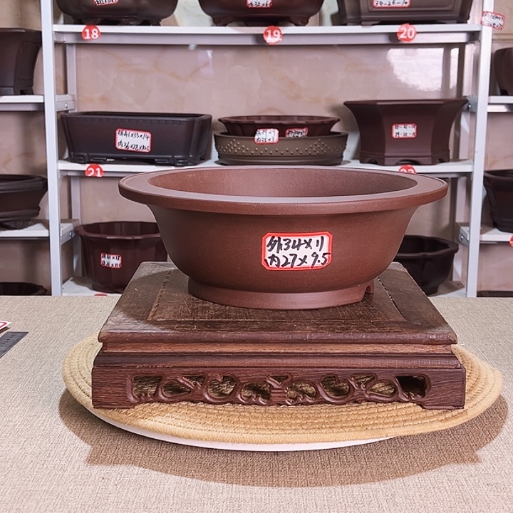 紫砂花盆紫砂花盆