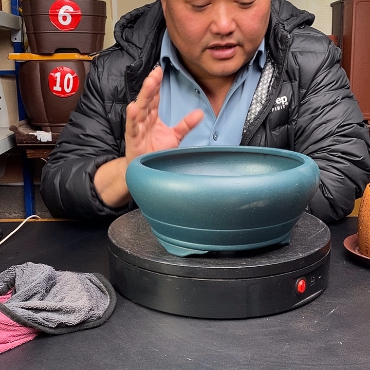 紫砂花盆货号一只WK599