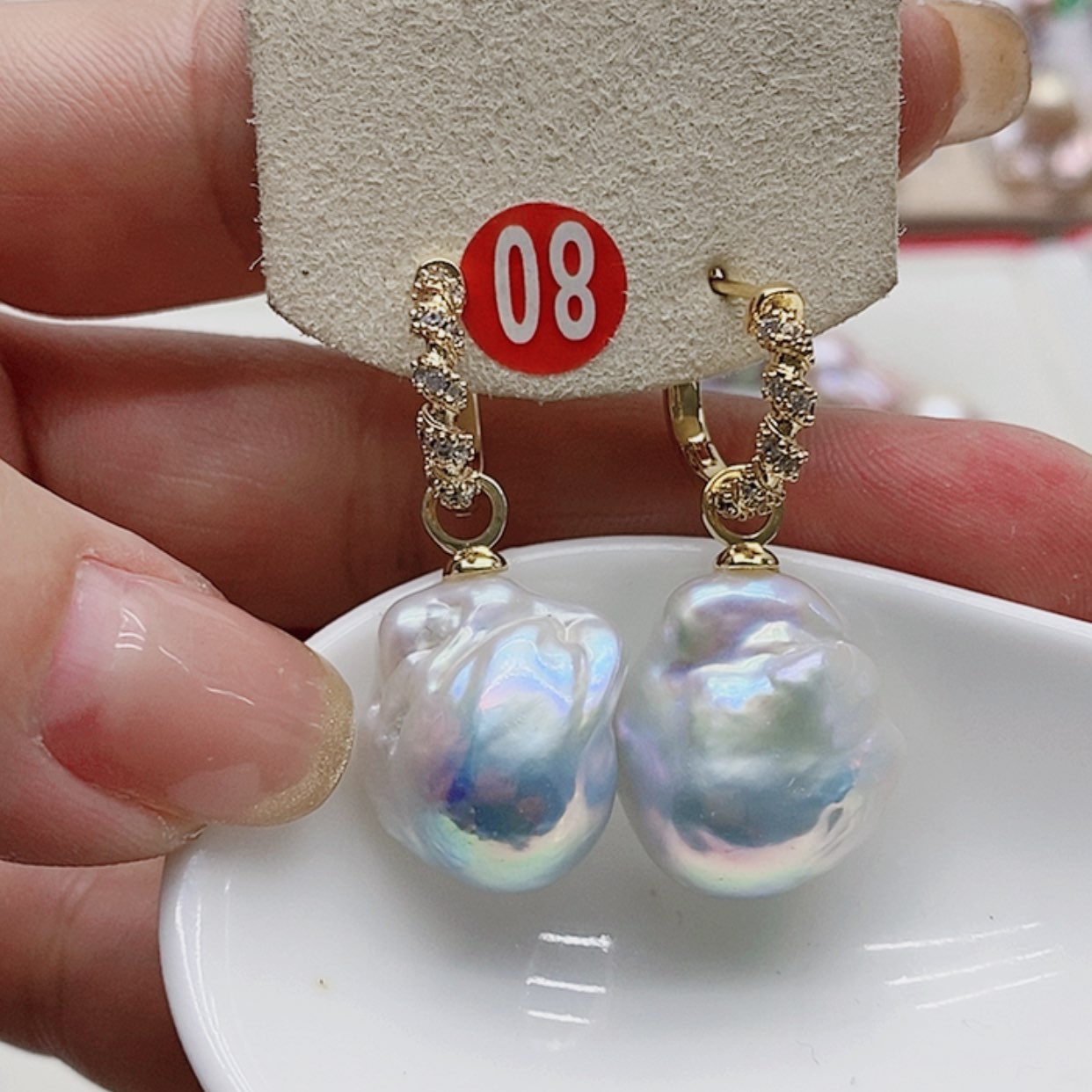 【闪购商品】淡水珍珠耳饰银S925镶嵌?***?