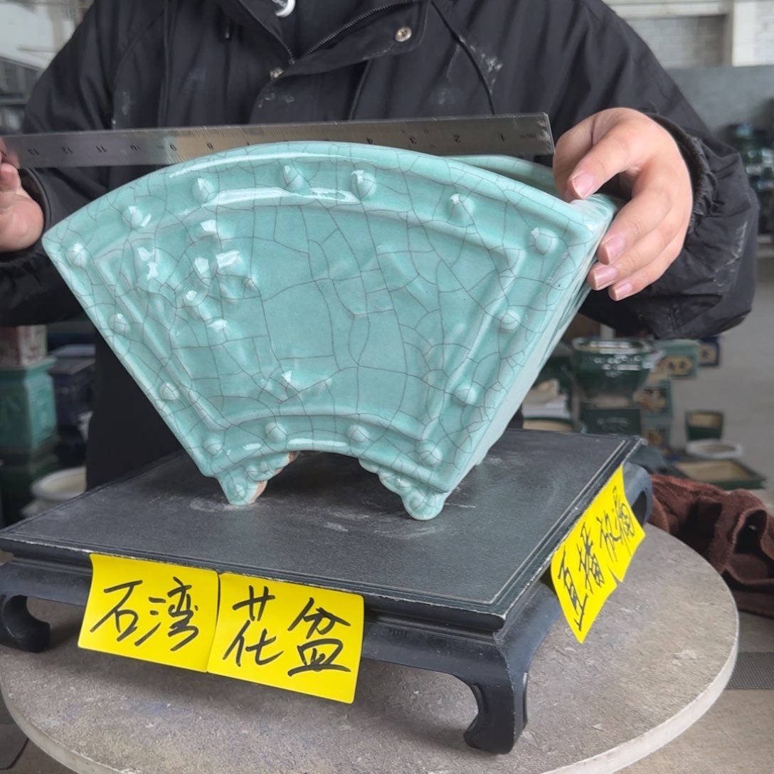 陶。一风堂石湾花盆 微瑕