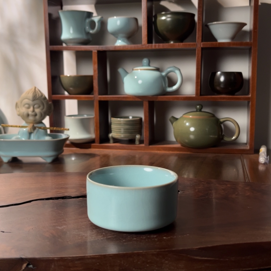 杯郗奎奎手拉胚直口杯