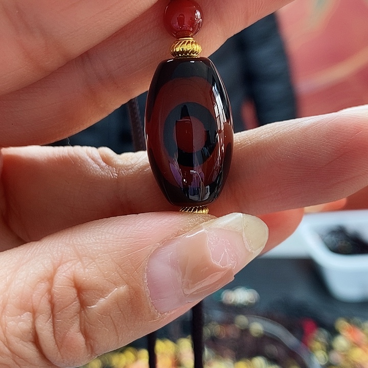 玛瑙/玉髓颈饰合金