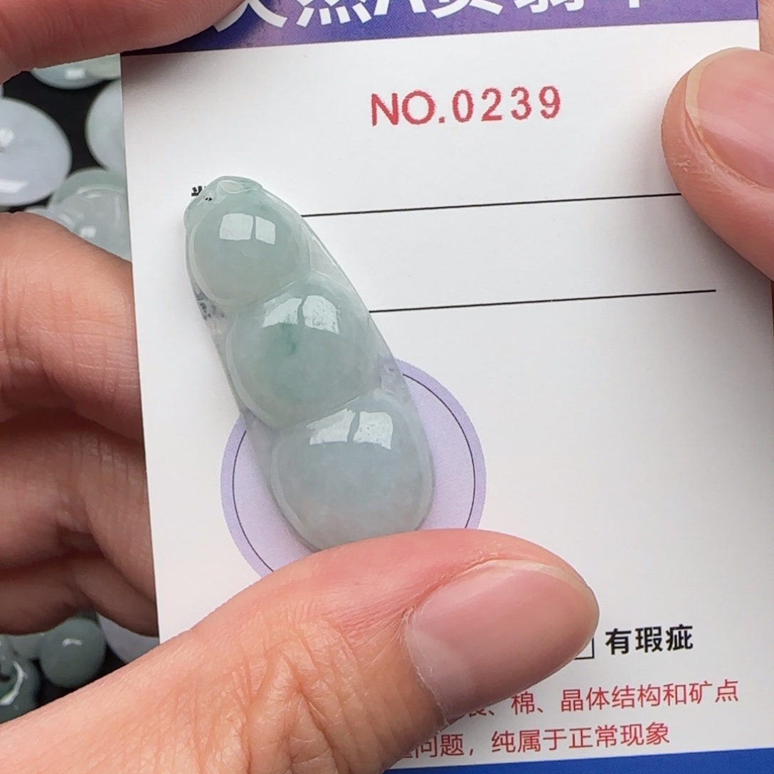 翡翠未镶嵌颈饰239