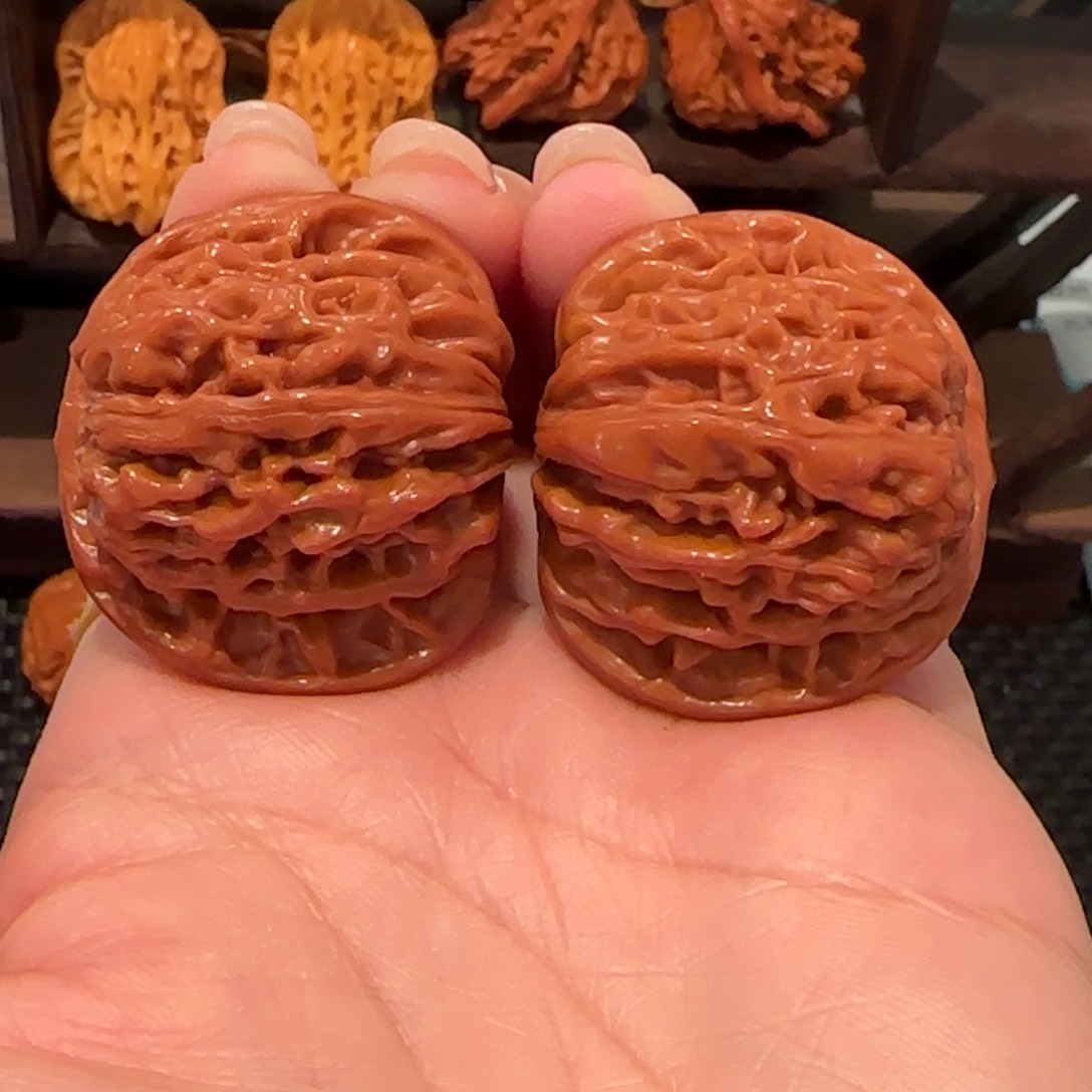 桃核吊坠四座楼37精品1427