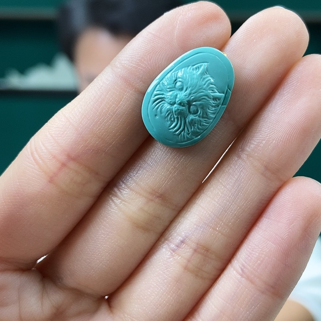 未镶嵌绿松石珠宝奇石