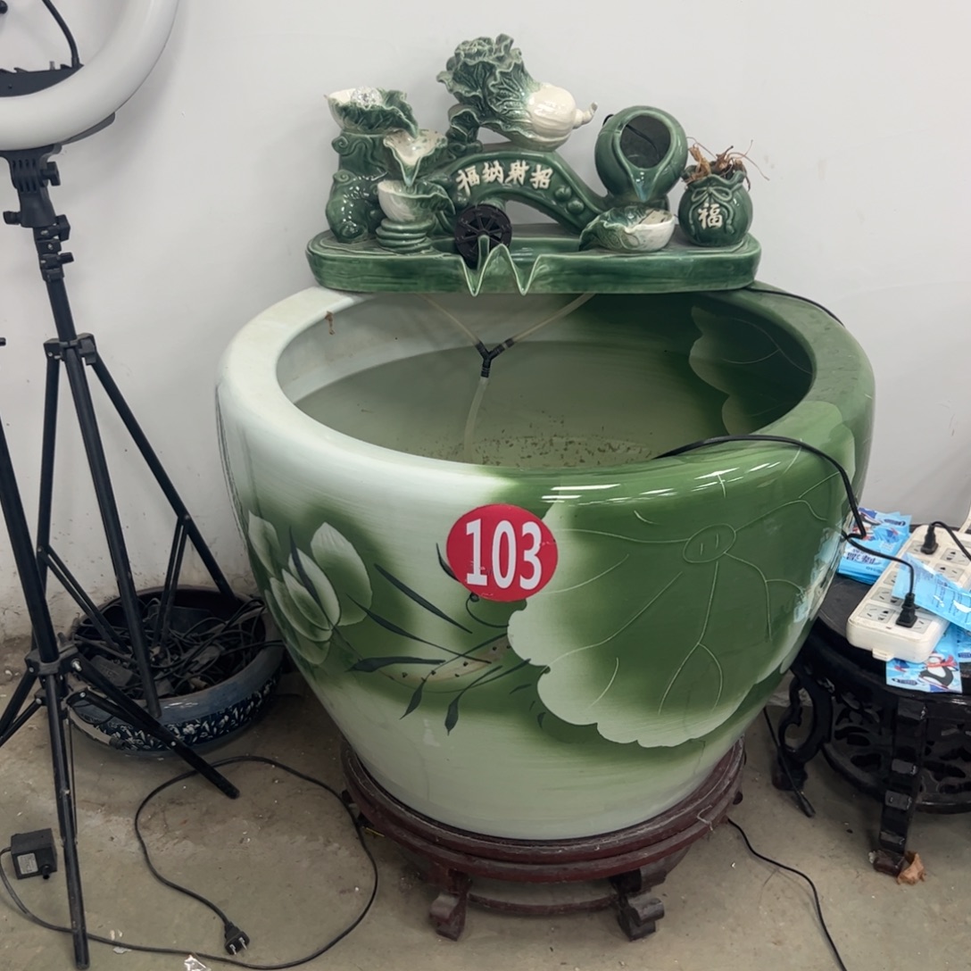 诚***窗陶摆件直径73厘米一整套