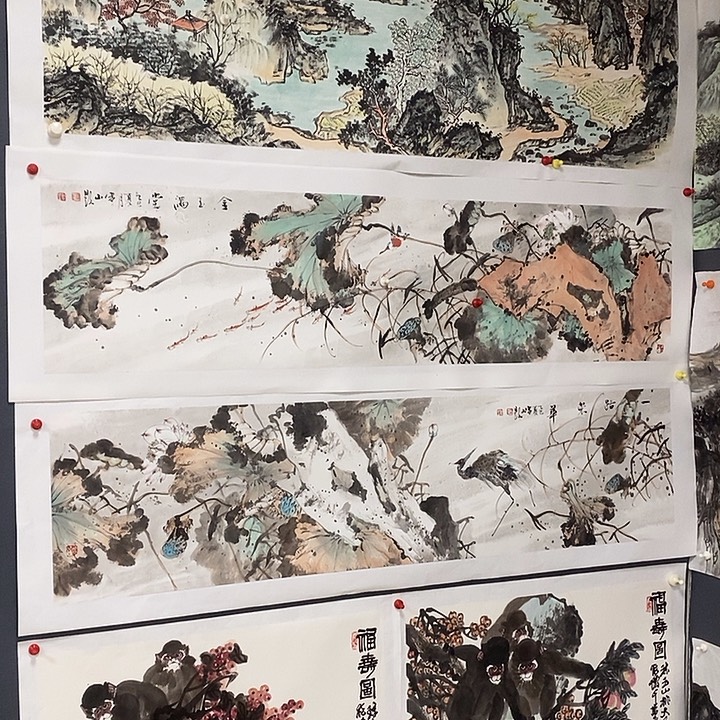 国画手绘作品集的作品