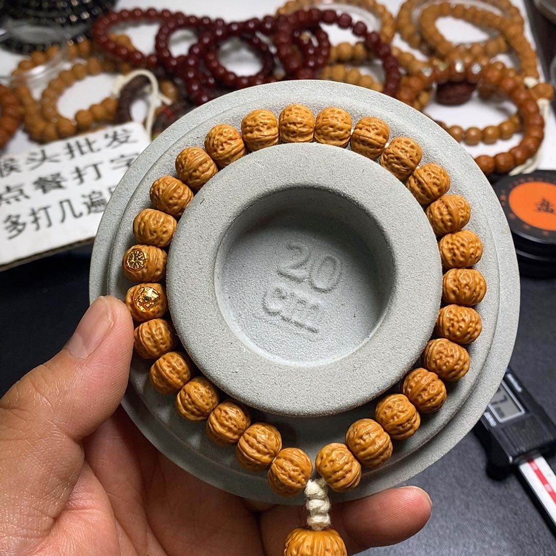 猴头核桃手串全品10-11三棱55号