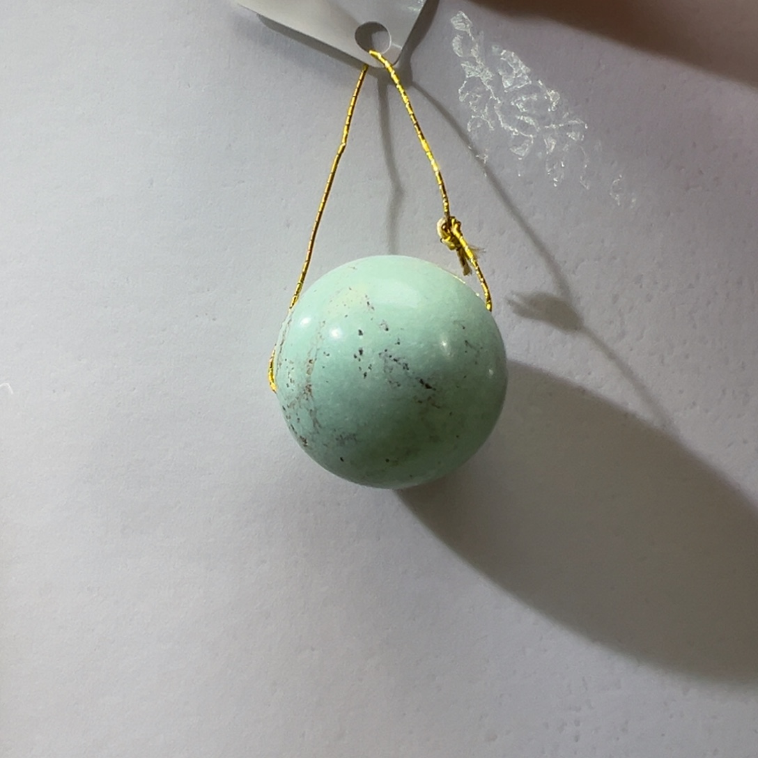 绿松石未镶嵌挂件16.4