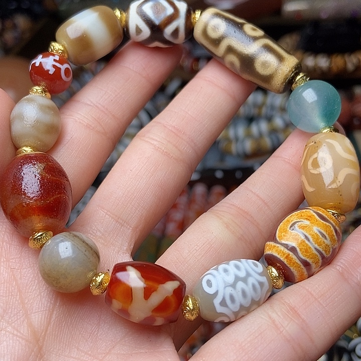 玛瑙/玉髓未镶嵌手链