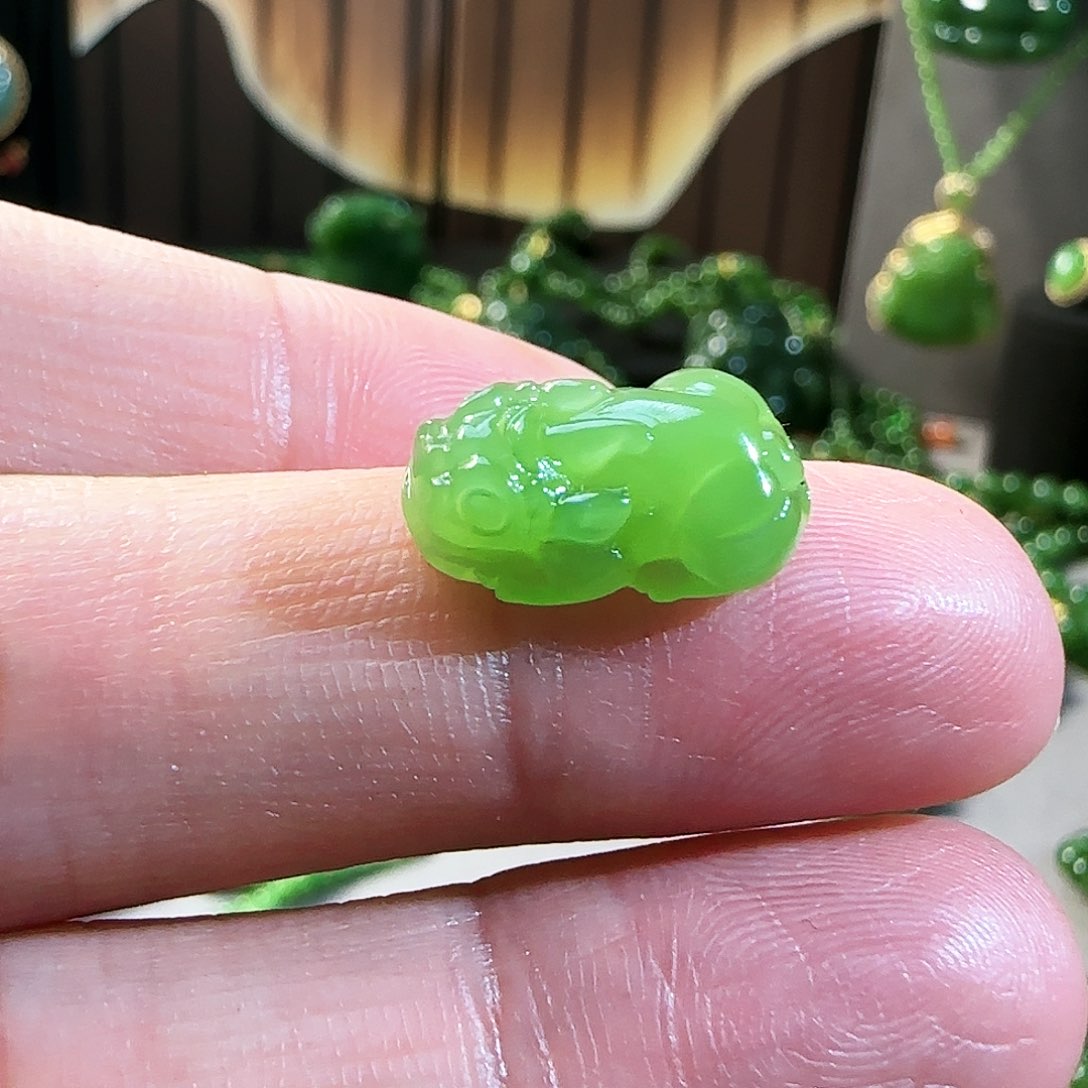 和田玉（碧玉）颈饰未镶嵌