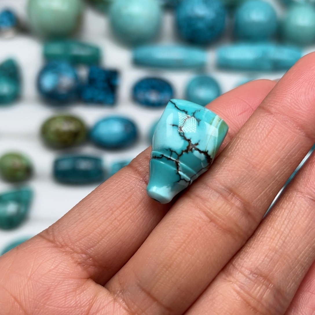 绿松石珠宝奇石未镶嵌记**好