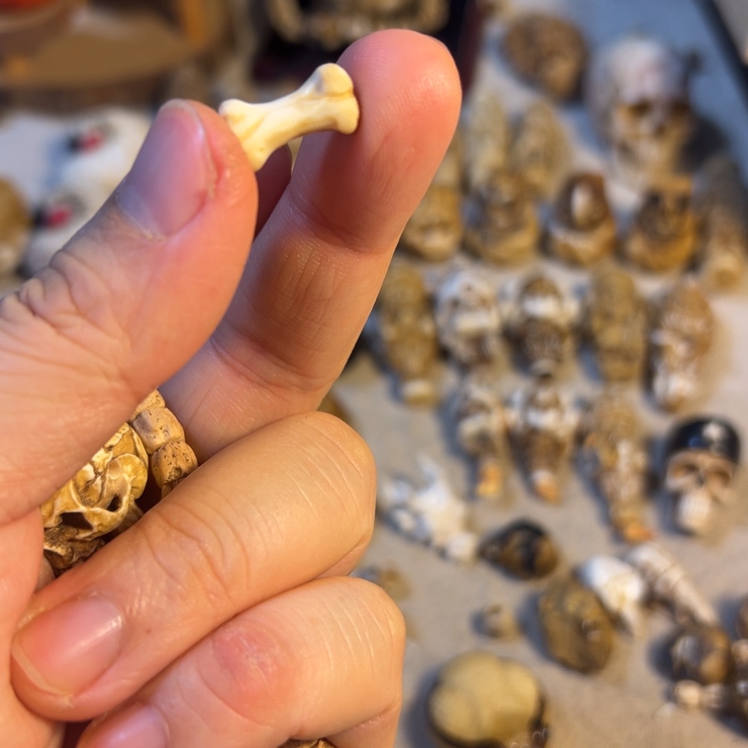 暖***靠鹿骨手串/手链骨棒一根