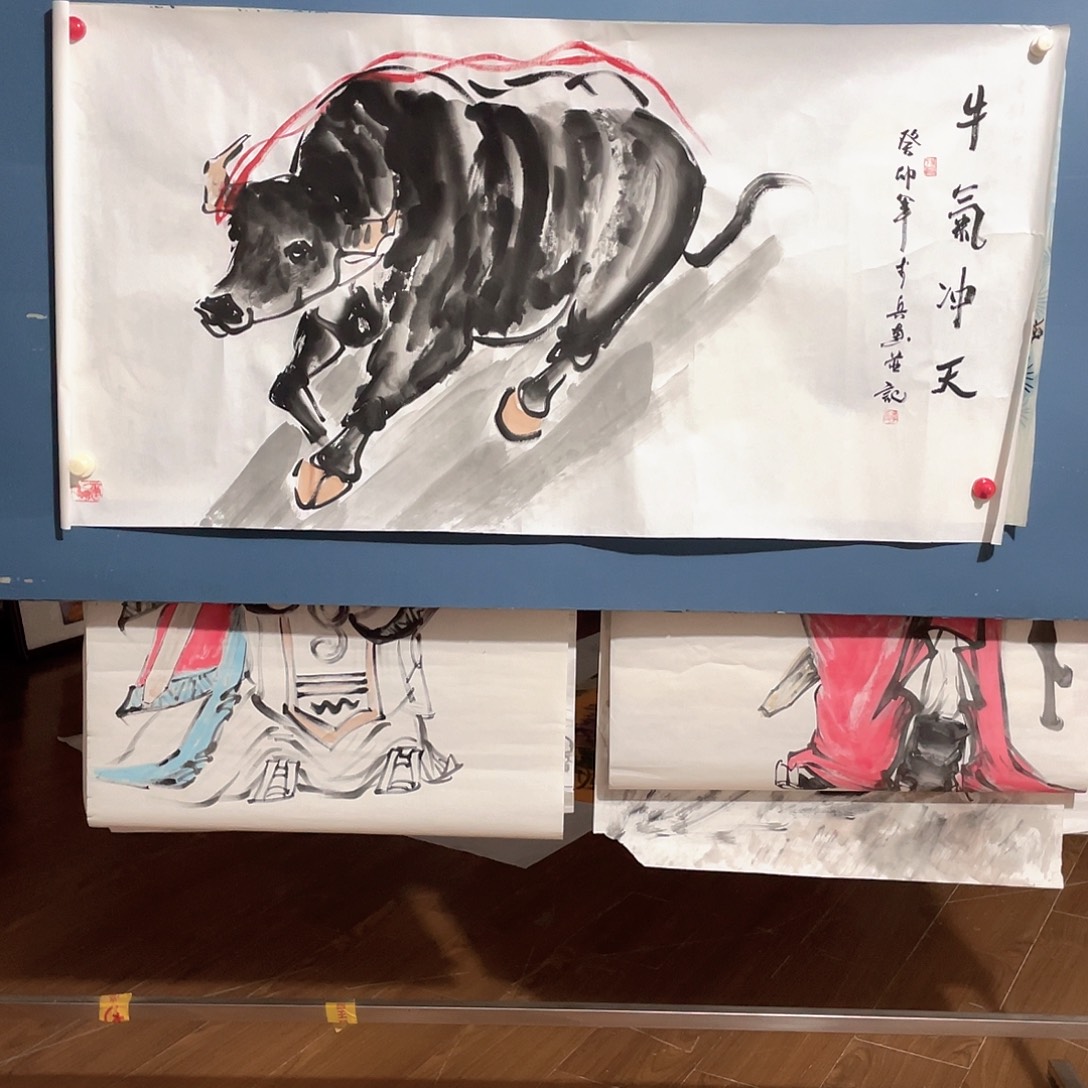 国画纯手绘国画山水花鸟