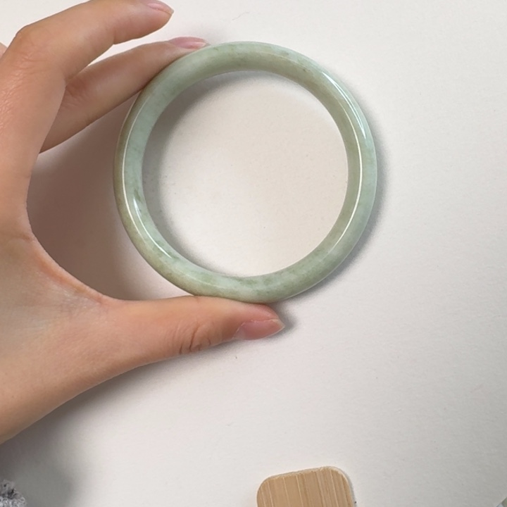 蓝田玉（蛇纹石化大理石玉）手镯未镶嵌风*零